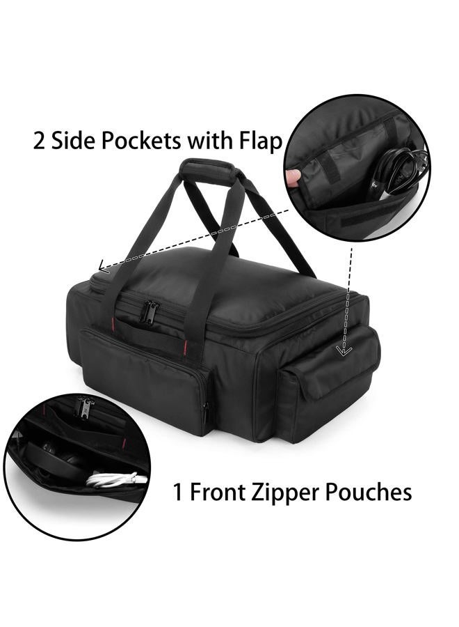 samdew Underseat Storage Bag Fit for SuperCrew Cab, Truck Under Seat Organizer with 1 Detachable Inner Divider & Anti-Slip Bottom for Full Size Trucks, Black - Image 5