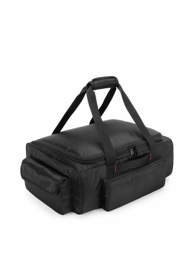 samdew Underseat Storage Bag Fit for SuperCrew Cab, Truck Under Seat Organizer with 1 Detachable Inner Divider & Anti-Slip Bottom for Full Size Trucks, Black - Image 1