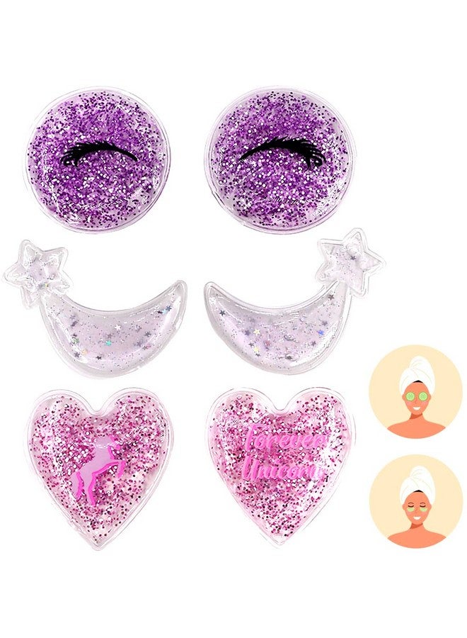 coldchill Gel Eye Ice Pack Cooling Eye Pad Cooling Eye Masks Hot ＆ Cold Treatment For Eye Strain Eye Swelling Eye Redness Puffy Eyes Dark Circles Smooth Fine Lines And Eye Recover Surgery. 6 Pcs - Image 1