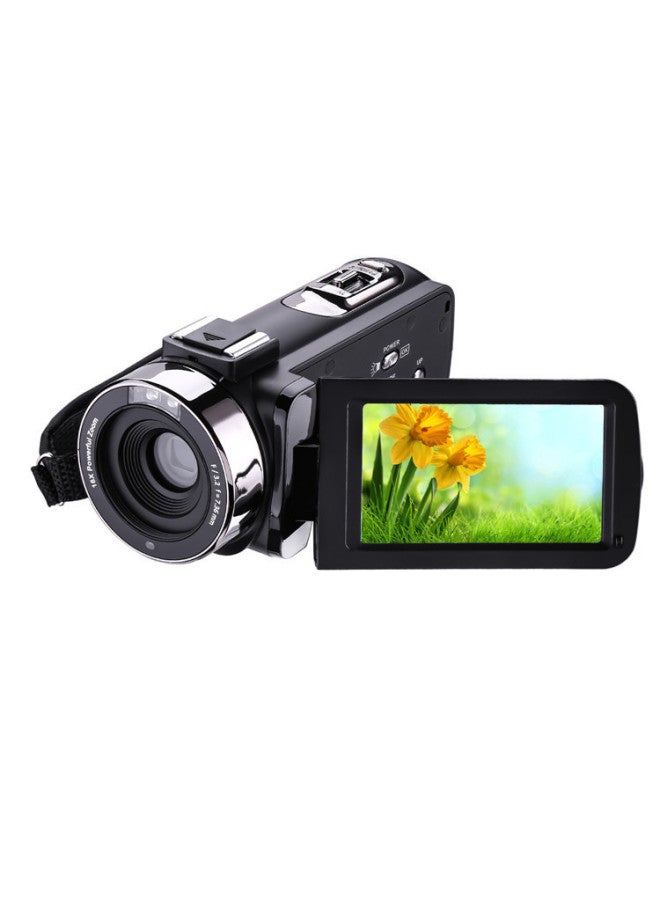 Generic 30 Million Pixel Digital Camera 1080p HD Screen Display DV Camcorder-Body Color:Standard English Black + 32g Memory Card  - Image 5