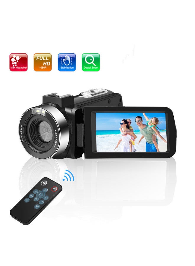 Generic 30 Million Pixel Digital Camera 1080p HD Screen Display DV Camcorder-Body Color:Standard English Black + 32g Memory Card  - Image 3