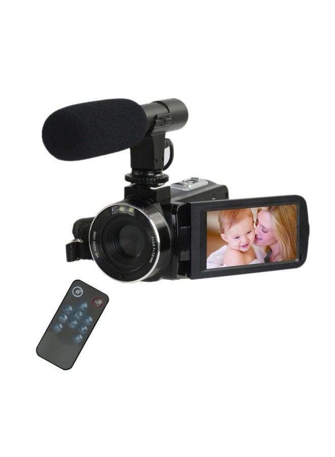 Generic 30 Million Pixel Digital Camera 1080p HD Screen Display DV Camcorder-Body Color:Standard English Black + 32g Memory Card  - Image 4