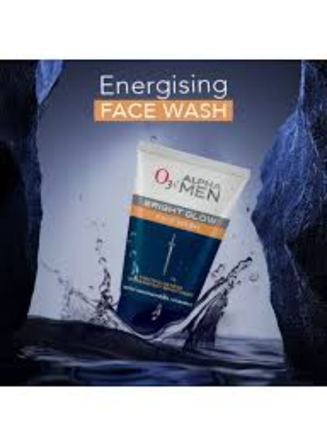 O3+‎ غسول الوجه O3+ ALPHA MEN Bright Glow، 100 غرام - Image 3