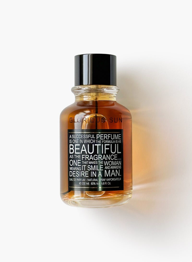 Linea De Bella Beautiful Glorious Sun 200ml EDP | Long Lasting Women’s Perfume with Floral & Fruity Notes | Luxury Perfume Gift for Women - Image 2