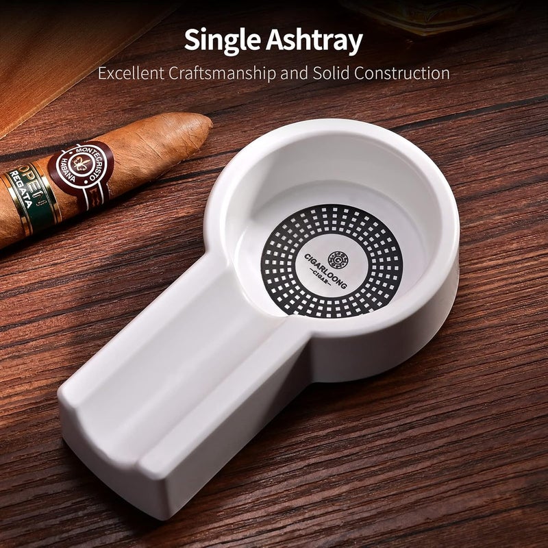 Lightweight Plastic Cigar Ashtray for Home and Outdoors - Image 3