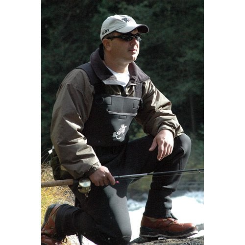 CADDIS CA5901W-S Caddis Men's Neoprene Stockingfoot Waders - Small Green, Forest Green - Image 4