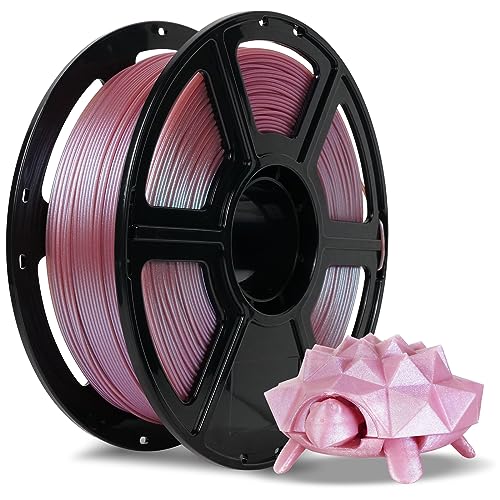 FLASHFORGE PLA Filament 1.75mm +/- 0.02mm Rose Quartz, Color Changeable 3D Printer Filament 1kg (2.2lbs), Chameleon 3D Printing Filament Changing Colors with Light, Perfectly Hide The Layer Line - Image 1