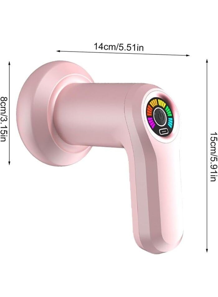 مسدس تدليك الجسم المحمول 4 رؤوس قابله للتبديل و مستويات متعدده لتخفيف آلام الجسم - Image 2