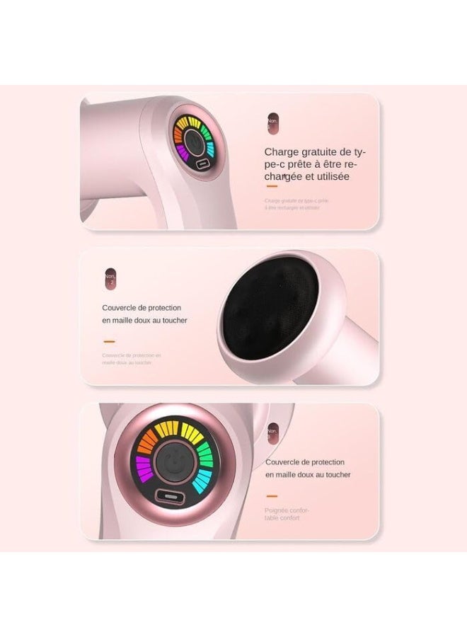 مسدس تدليك الجسم المحمول 4 رؤوس قابله للتبديل و مستويات متعدده لتخفيف آلام الجسم - Image 3