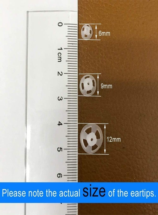 SoundLink （10 pcs） Hearing Aid Open Dome Open Vent Bass Domes for Hearing Aid Supplies (L φ12mm) - Image 3