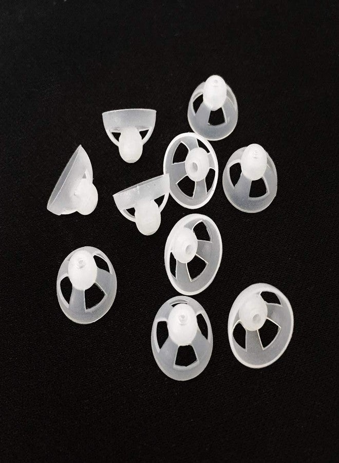 SoundLink （10 pcs） Hearing Aid Open Dome Open Vent Bass Domes for Hearing Aid Supplies (L φ12mm) - Image 1