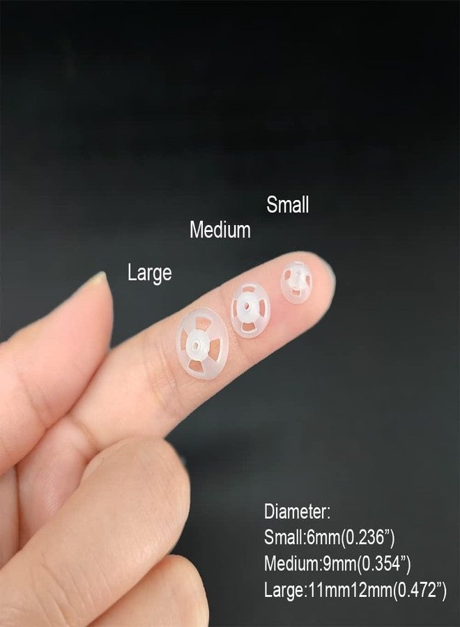 SoundLink （10 pcs） Hearing Aid Open Dome Open Vent Bass Domes for Hearing Aid Supplies (L φ12mm) - Image 2