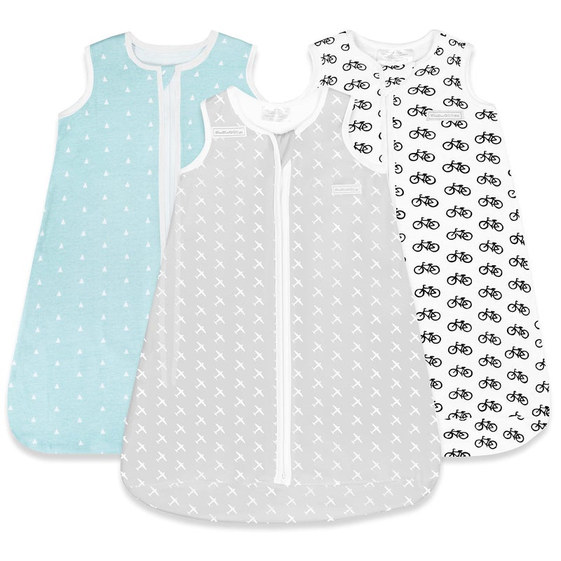 Baby Sleeping Bag Sack Infant Sleeping Bags 06 Months Pure Cotton Wearable Blanket Baby Sleep Bag Unisex Zip Up Baby Bag for Sleeping and Diaper Changing Breathable Bag Sleepers for Babies