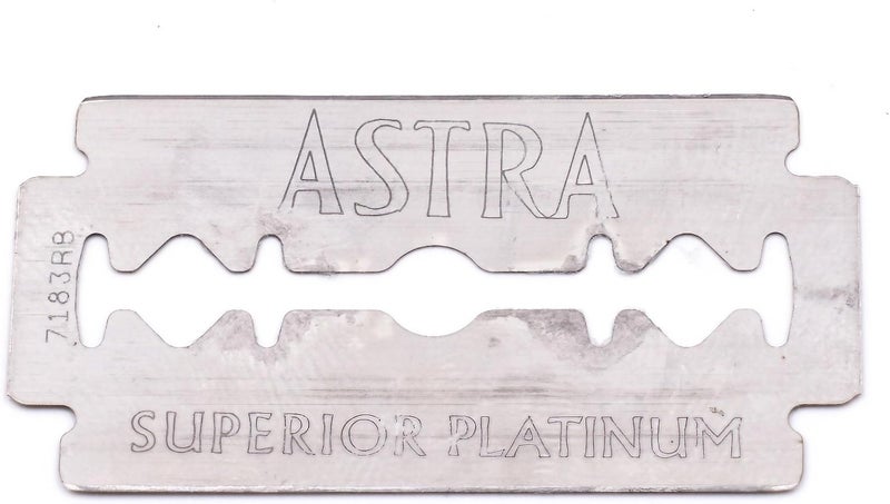 Astra Platinum Double Edge Safety Razor Blades,100 Blades (20 x 5) - Image 4