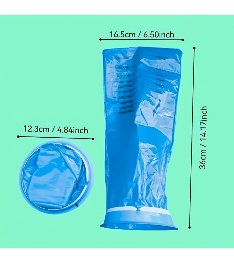 Disposable Vomit Bags Pack Of 5 Leak Proof Odorless Easy Open For Travel Vehicle Pregnancy High Quality Durable PE Material - Image 2