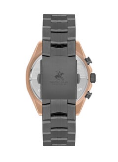 BEVERLY HILLS POLO CLUB Beverly Hills Polo Club Men's Watch, Multi Function Display and Metal Strap - BP3599X.450, Black  - Image 3