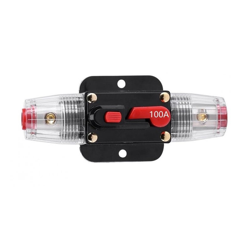 RVCAZON Store STETION Car Audio 100 Amp Resettable Fuse Circuit Breaker Car Protect for Audio System Fuse 12-24V DC for Car Audio Amps Overload Protection Fuse (100A)… - Image 1