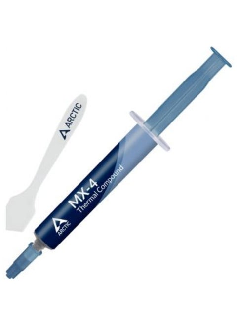 MX-4 (Incl. Spatula, 4 g) - Premium Performance Thermal Paste For All Processors (CPU, GPU - PC, PS4, XBOX), Very High Thermal Conductivity, Long Durability, Safe Application, Non-Conductive