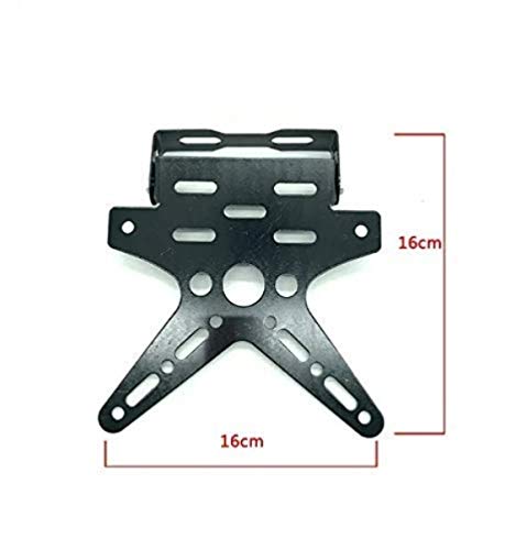 SELVIKE Adjustable Tail Tidy Number Plate Holder/License Plate Holder Bracket for Yamaha R15 V3 (Black) - Image 3