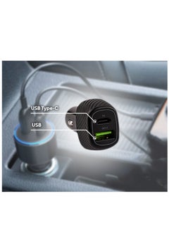 ProOne ProOne PCG19 Dual-Port 36W Fast Car Charger , PD+QC3.0 Smart Charging  - Image 3