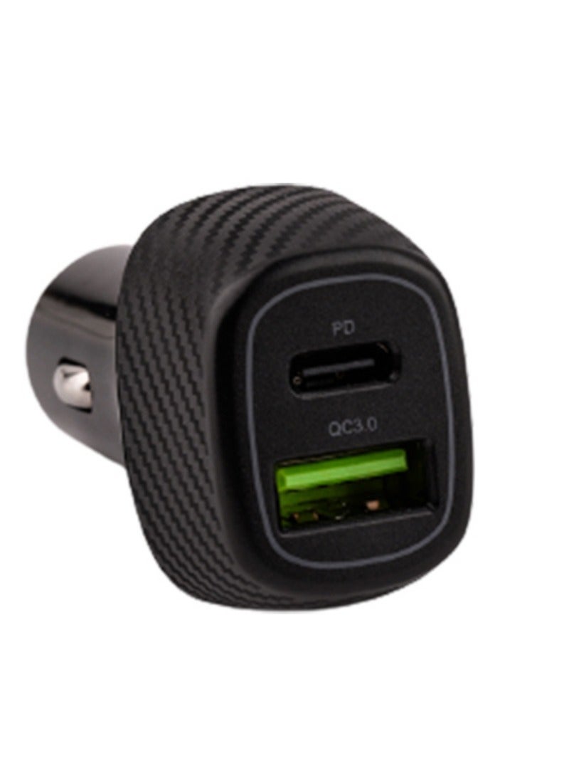 ProOne PCG19 Dual-Port 36W Fast Car Charger , PD+QC3.0 Smart Charging