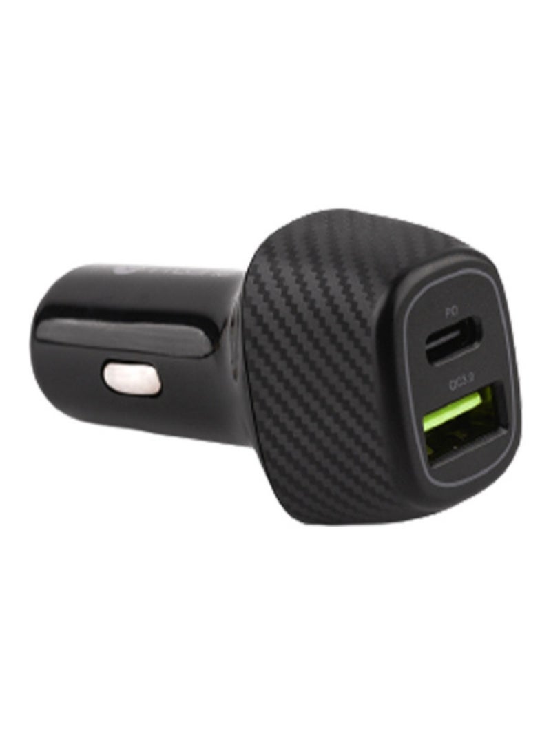 ProOne PCG19 Dual-Port 36W Fast Car Charger , PD+QC3.0 Smart Charging