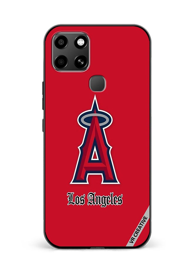 VR CREATIVE Protective Case Cover For Infinix Smart 6 Los Angeles Design Multicolour - Image 1