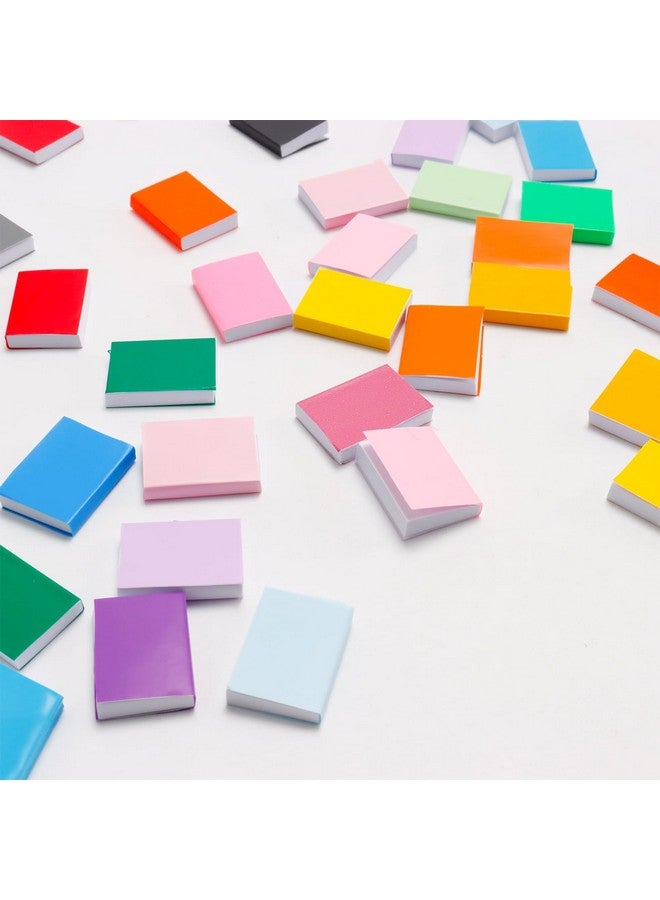 Bbiamsleep 40 Pcs 1:12 Scale Miniature Books Mini Colorful Books Notebook Model Miniatures House Book For Mini House Study Room Bedroom Library Scene Decoration Accessories - Image 2