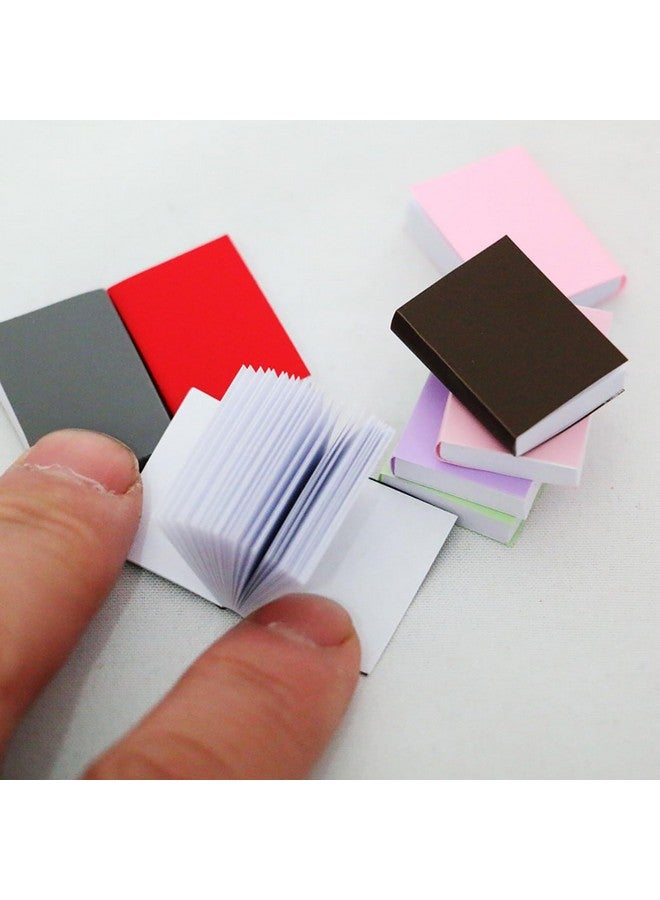 Bbiamsleep 40 Pcs 1:12 Scale Miniature Books Mini Colorful Books Notebook Model Miniatures House Book For Mini House Study Room Bedroom Library Scene Decoration Accessories - Image 3