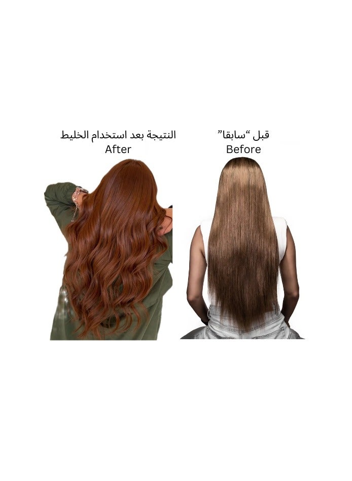 Keune Professional Ready-Made Hair Dye Formula with Developer – Long-Lasting Dark Copper Blonde (Multiple Hair Length Options) - Image 1