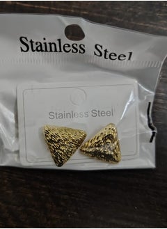 Generic Triangle-shaped hoop, 316 stainless steel, suitable for everyday wear  - Image 1