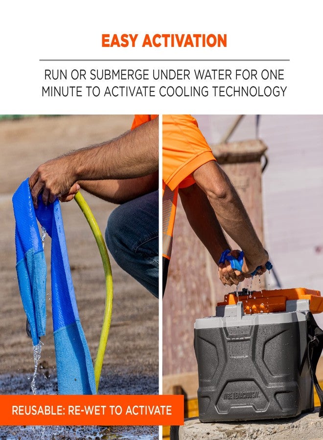 Ergodyne Chill Its 6604 Cooling Towel, Long Lasting Cooling Relief, Microfiber Cleaning Cloth Ends 35.00" x 8.00" - Image 4