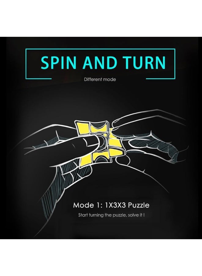 D-FantiX Fidget Spinners Cube, 1x3x3 Floppy Cube Puzzle Fidget Spinner Anti-Anxiety Fidget Toys for Kids Adults - Image 5