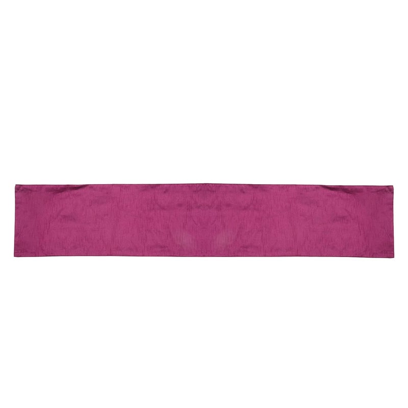 E - Ezra EEZRA Raw Silk Premium Modern 6 Seater Table Runner Cloth 72 X 13 Inch Magenta Pink - Image 5