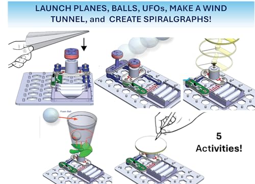 Snap Circuits مجموعة ألعاب العلوم / STEM من Snap Circuits Flight Deck | للأعمار 8+ | هدية بناء للأولاد والبنات - Image 5