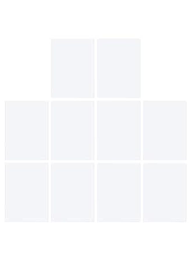 10pcs Clear Acrylic Sheets Picture Frame Panels for Crafts Wedding Decor Displays - Image 1