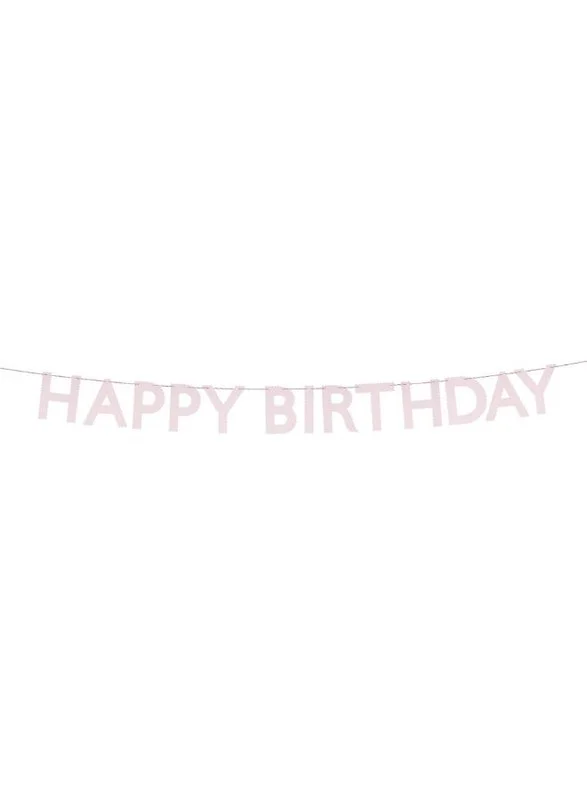 Meri Meri Meri Meri Pink Happy Birthday Garland