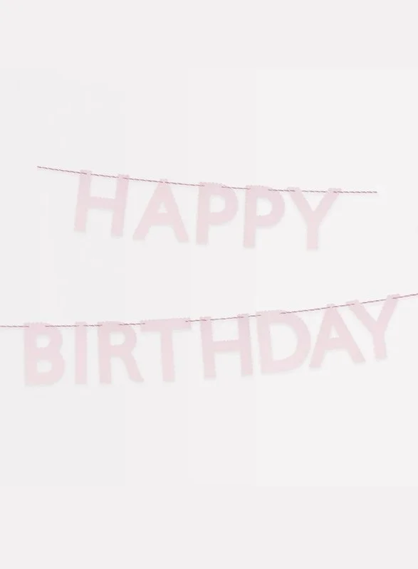 Meri Meri Meri Meri Pink Happy Birthday Garland