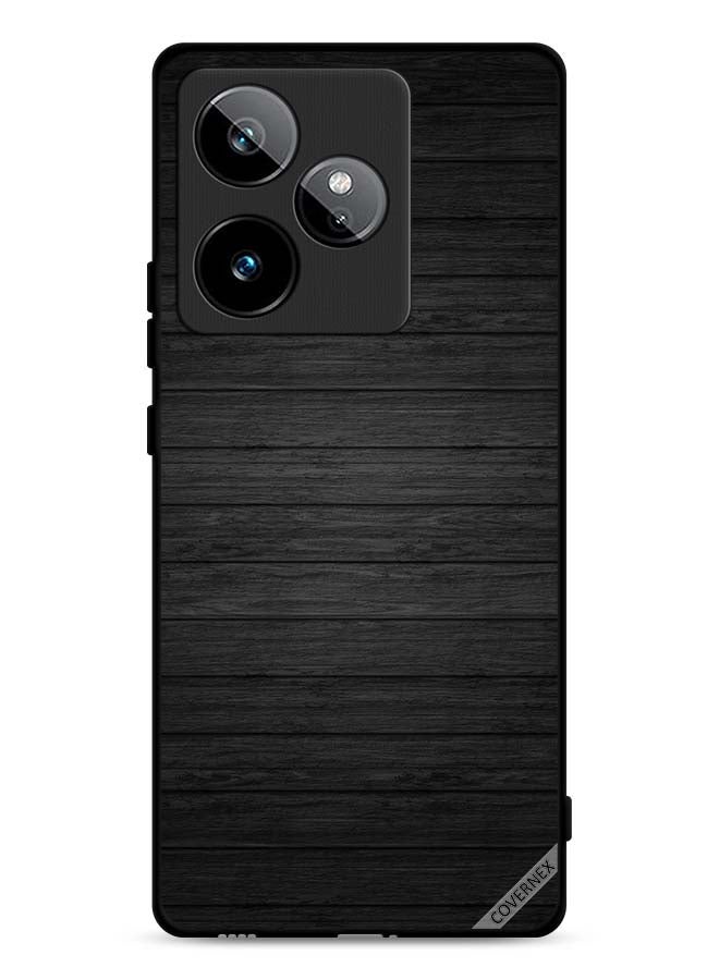 Covernex Realme GT 7 5G Protective Case Cover Dark Wooden Pattern