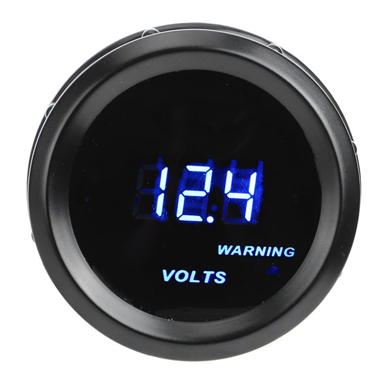 2in/52mm Car Voltage Meter Digital Black Shell Digital Display Voltage Gauge 12V - Image 2
