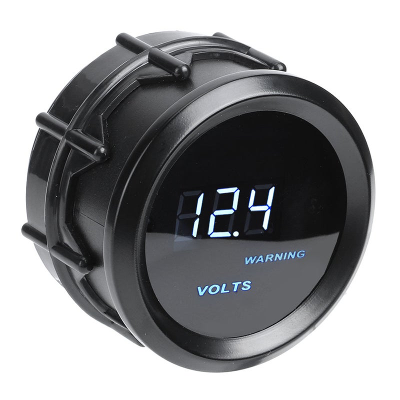 2in/52mm Car Voltage Meter Digital Black Shell Digital Display Voltage Gauge 12V - Image 3