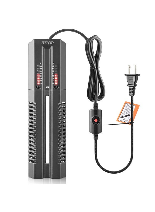 HITOP 400W 600W Double Tube Aquarium Heater, Sturdy Fish Tank Heater with Case, Adjustable Heater for 45-125Gal Fresh Water/Saltwater - Image 1