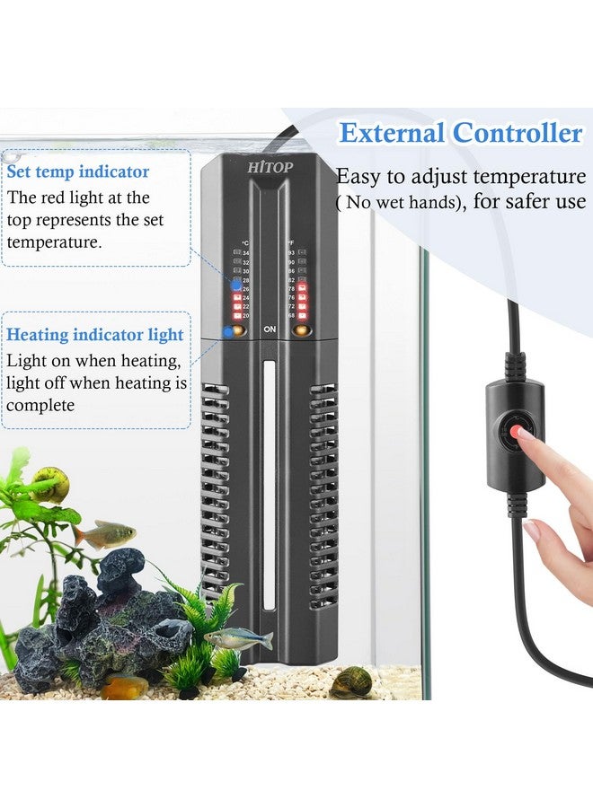 HITOP 400W 600W Double Tube Aquarium Heater, Sturdy Fish Tank Heater with Case, Adjustable Heater for 45-125Gal Fresh Water/Saltwater - Image 5