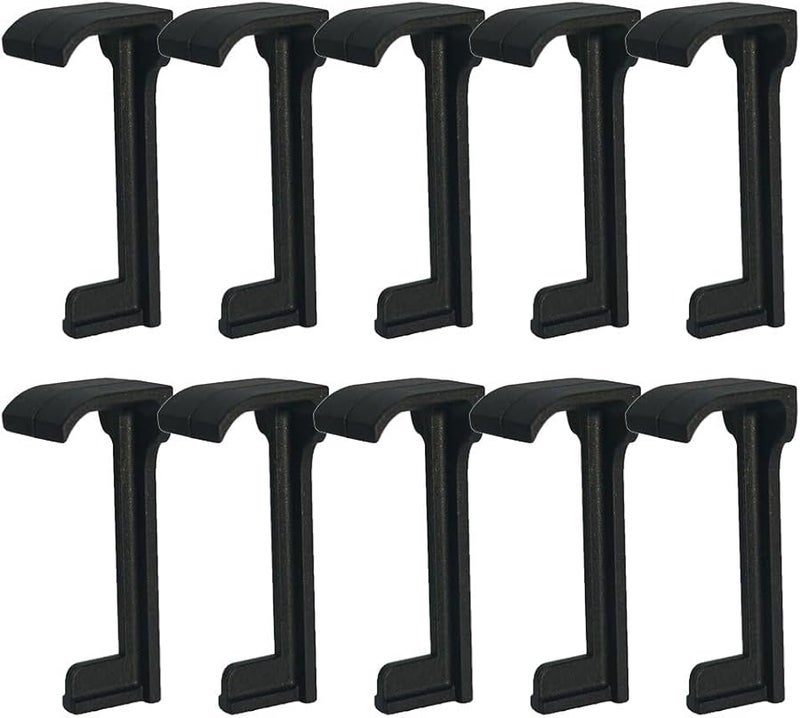 PA66 Solar Panel Drainage Clips 35mm Frame Black 10 or 30 Pack - Image 1
