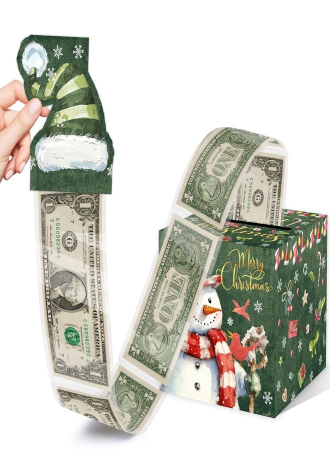 ALodr Christmas Party Gifts, Money Box for Cash Gift, Merry Christmas Money Gift Box with Pull Out Card and Cash Holder, Xsmas Surprise Box Pull for Kids Adults - Image 1