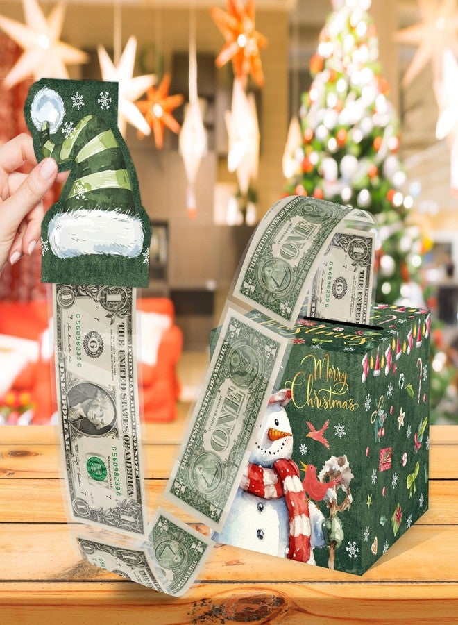 ALodr Christmas Party Gifts, Money Box for Cash Gift, Merry Christmas Money Gift Box with Pull Out Card and Cash Holder, Xsmas Surprise Box Pull for Kids Adults - Image 5