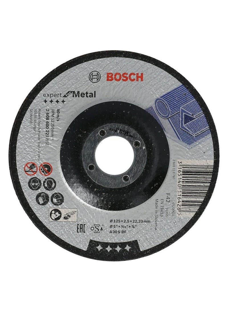 بوش قرص قطع معدني أبيض وأسود 125 مم - Image 1