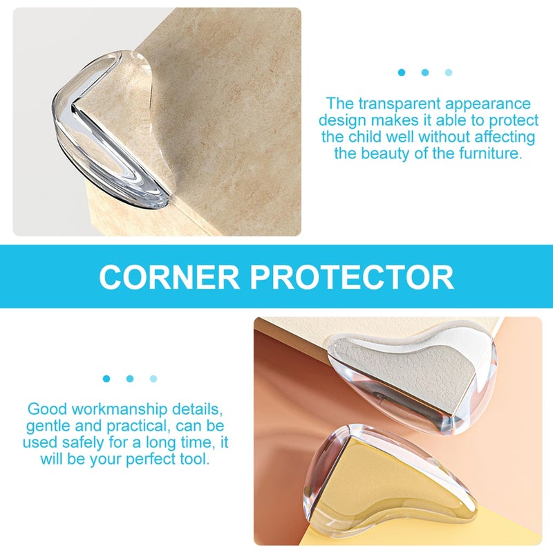 20pcs Furniture Protective Guard Professional Children Safety Bumper Corner - Image 4
