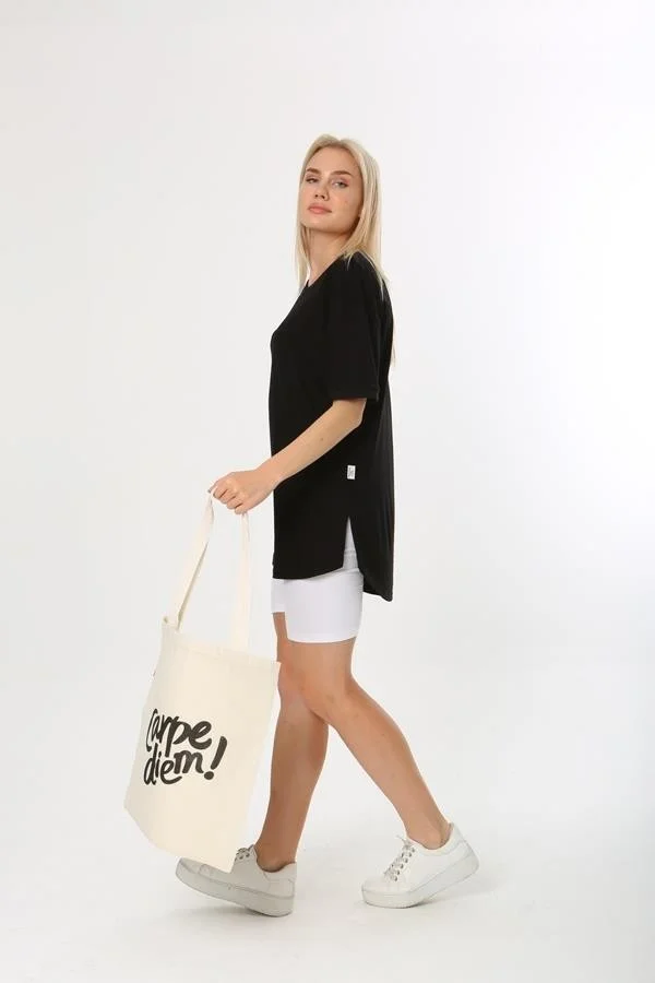 Baghashtag Carpe Diem Printed Cloth Bag