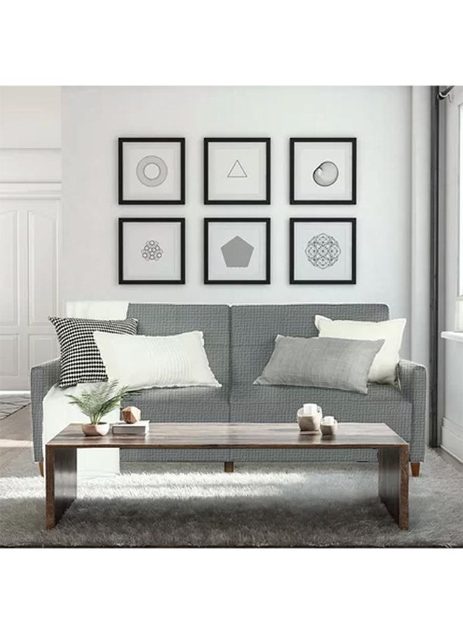 Soufa Dibaj Odessa | 2-Seater Sofa Upholstered In Velvet 193x85x86 cm  - Light Grey - Image 1